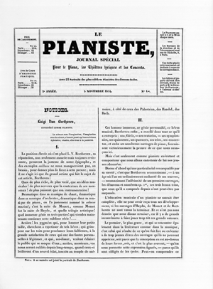 Le Pianiste (Meudon; Vaugirard, 1833-1835)
